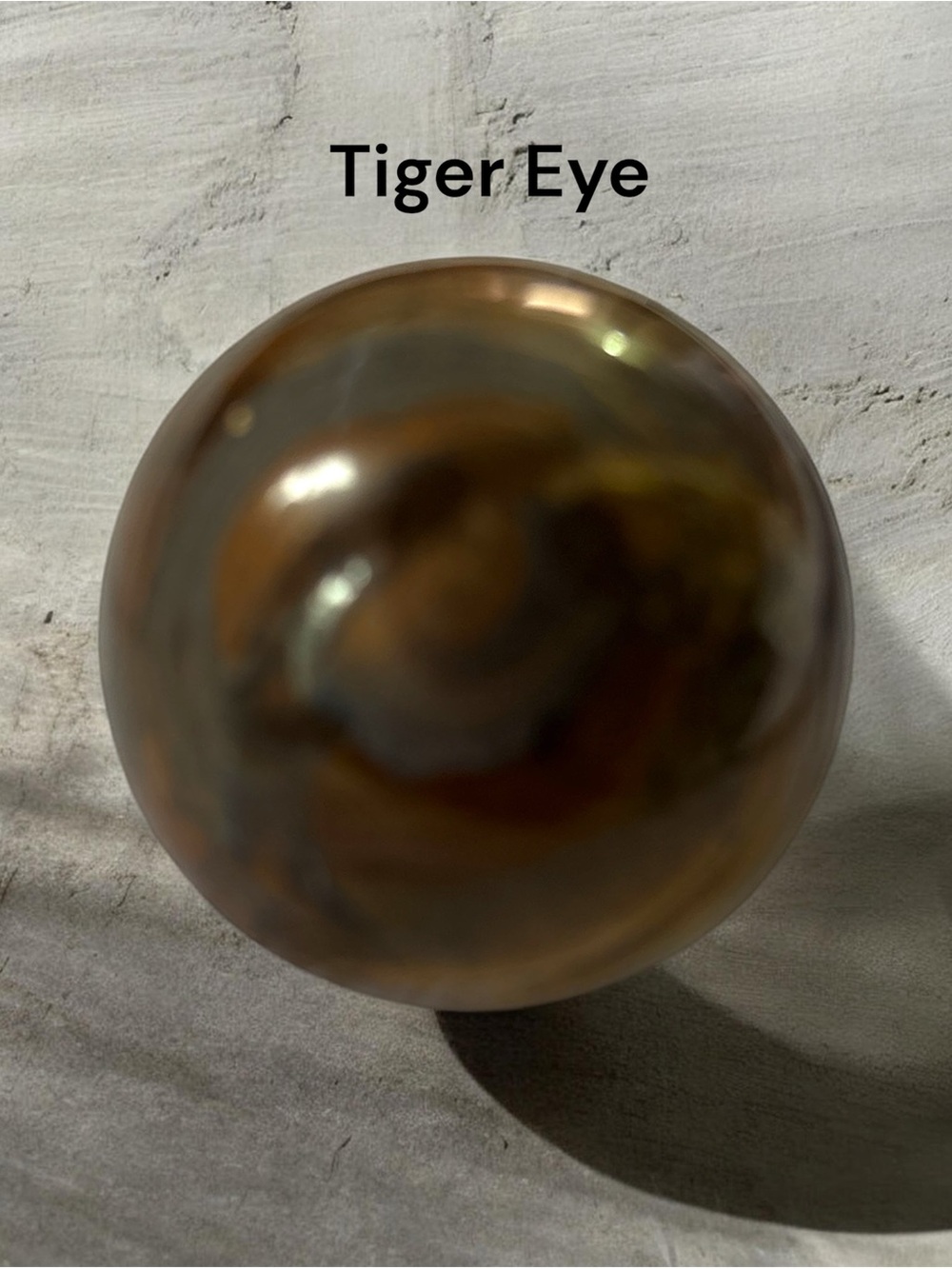 Tiger Eye 38mm Decorative Sphere - Brown Accent for Home